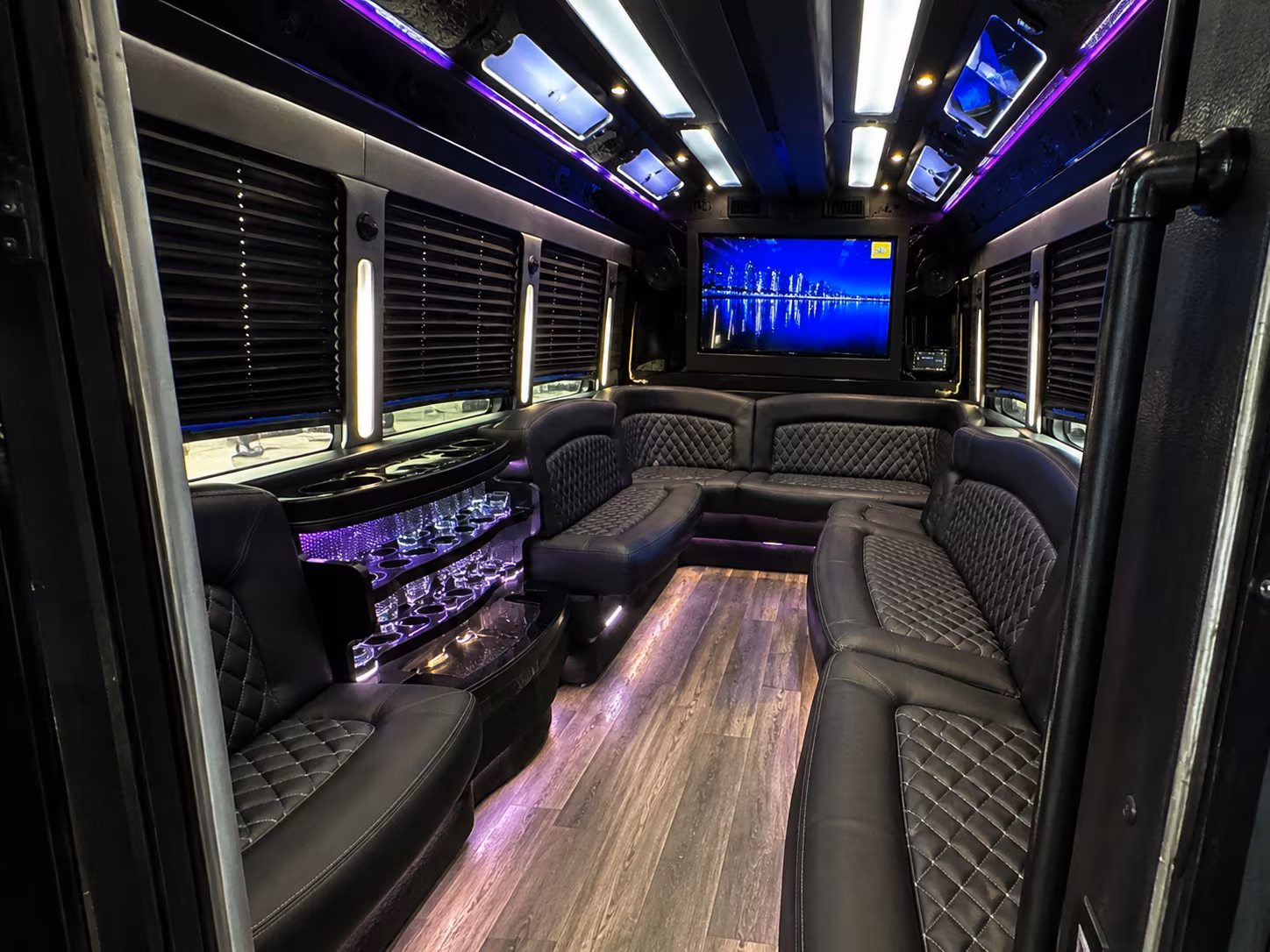 across ontario california party bus rental