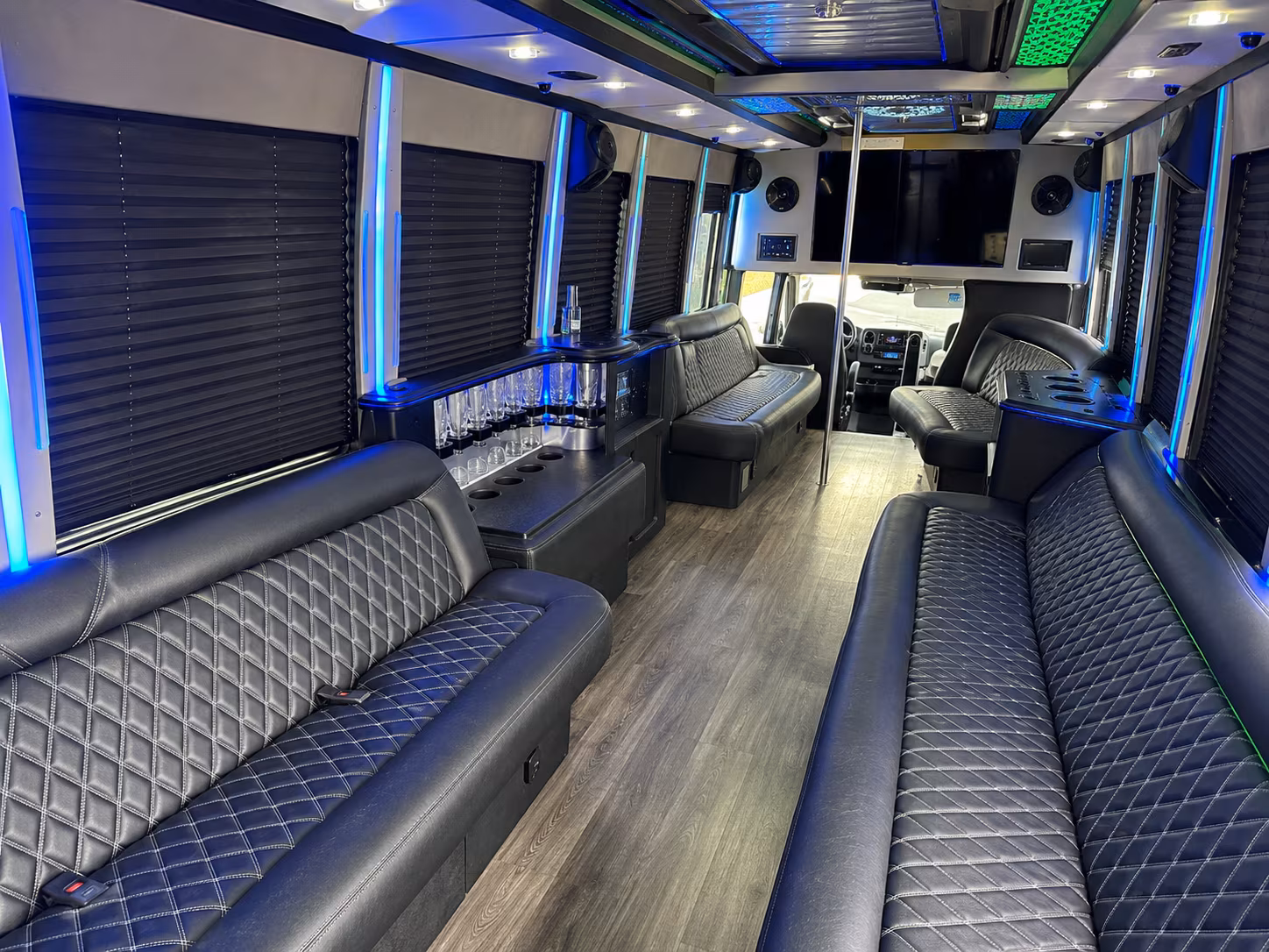 ontario night on town party bus rental